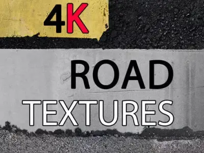 4K Road Asphalt Textures Texture