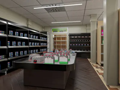  Grocery Store With Range of Products 