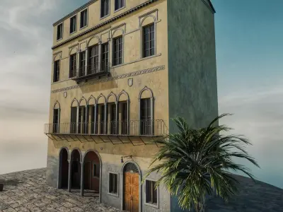 Italian living house 3D model