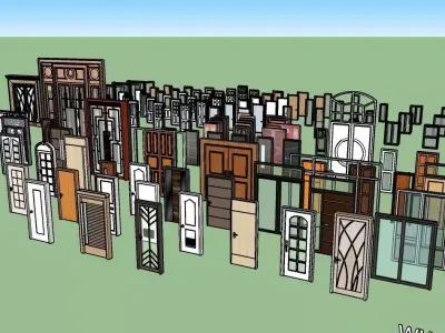 Doors and Windows for Sketchup 3D model