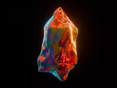 Asteroid model - Debris from Space 3D model