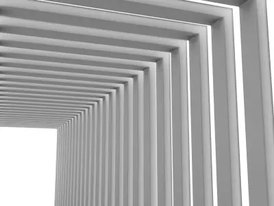 Empty Tunnel 3D model