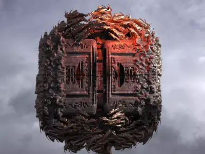 Dantes Inferno Hell Cube 12 3D model