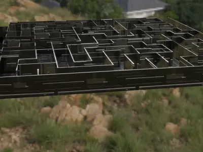 Sci fi Maze 3D model