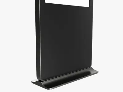 Advertising display LCD mockup 3D model