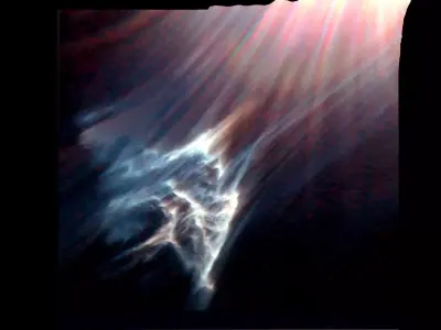 Barnards Merope Nebula 3D model