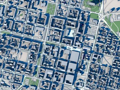 Pori City Finland 3D model