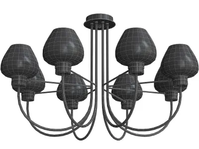 Ilona 3708 Chandeliers Set 3D model