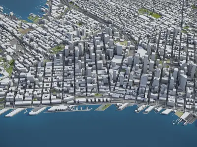 Seattle Metropolitan 3D Model Pack