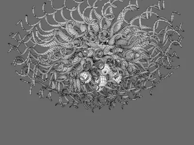 890106 Vulcano Lightstar Chandelier 3D model