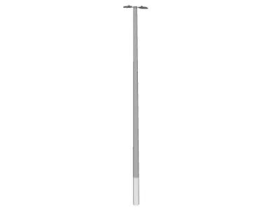 Concrete Lamp Post - Light Pole - Light Post - Street Light 14 3D model