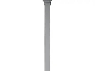 Postmodern Ionic Column Floor Lamp 3D model