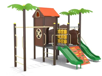 Playhouse Playground Low-poly 3D model purchase
