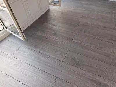 Wooden floor 18 WITHOUT PLUGINS 3D model