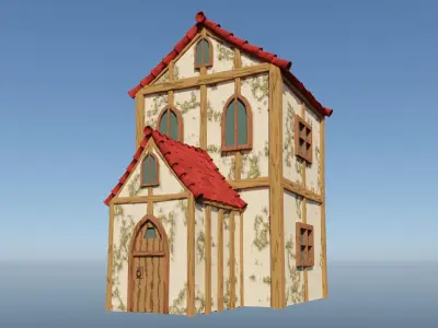 Medieval House  3D model 3