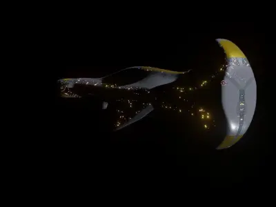 Flagship - Capitalship 3D model