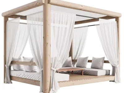Garden Lounge Structure 03 3D model