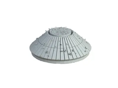 Sci Fi Object No 3268 Low Poly Low-poly 3D model