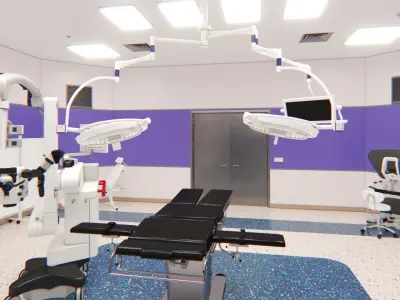  Operating Room Rigged for Maya 