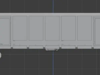 H0 1-87 scale Boxcar Eanos-x 056 3D print model
