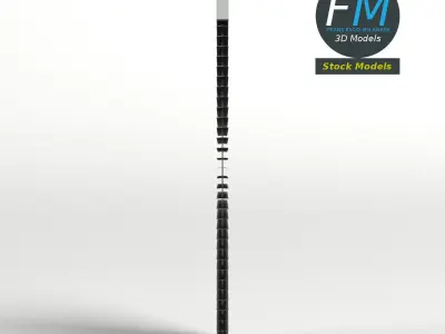 Window blind 3D model