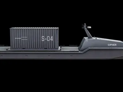  Cipher Saronic - Unmanned Robotic Autonomous Surface Vessel PBR 