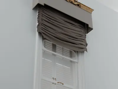 Sliding Sash classic Window 3D model