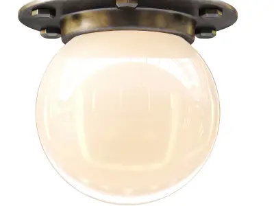 Bubble ceiling light  Low-poly 3D model