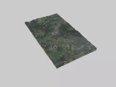 Ufa City Low-poly 3D model