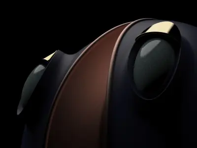 Mysterious fish Low-poly 3D model