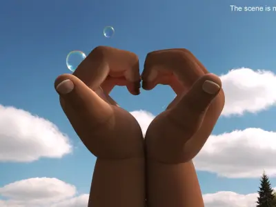  Baby Hands Rigged Collection 