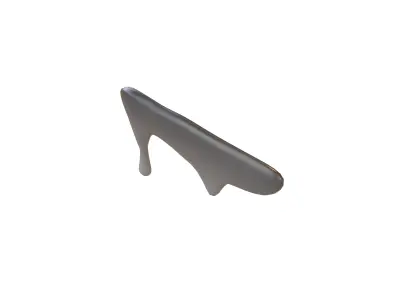 Liquid Drops v1 012 Low-poly 3D model