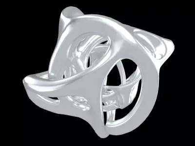 Abstract Shape v40 002 Low-poly 3D model