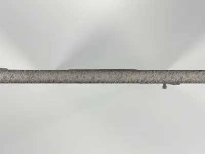 Old Prison Jail Door Low-poly 3D model