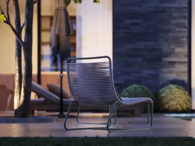 ProVis3D 039 - Modern Exterior Series I Night 3D model