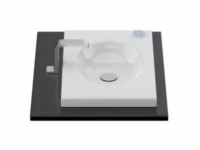 TOTO Neorest II Vessel Lavatory with LED Lighting 3D model