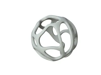 SciFi Cube Object No 19318 Low Poly Shape Texture