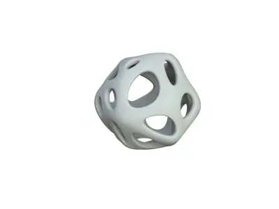 SciFi Cube Object No 18378 Low Poly Shape Texture