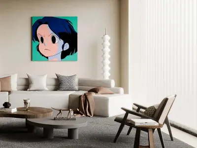 living room Corona Renderer 3D model 3D model 3D model