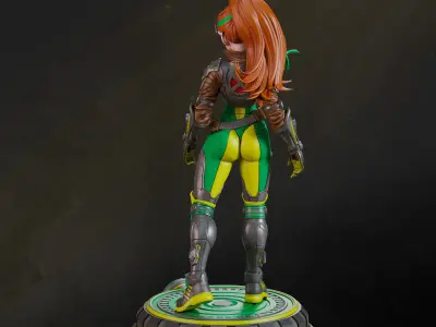 Rogue I XMen 3D print model