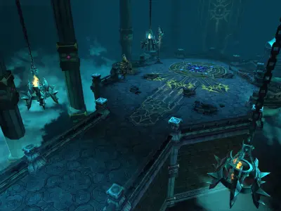 Fantasy Chess RPG Environment - Final Dungeon Low-poly 3D model