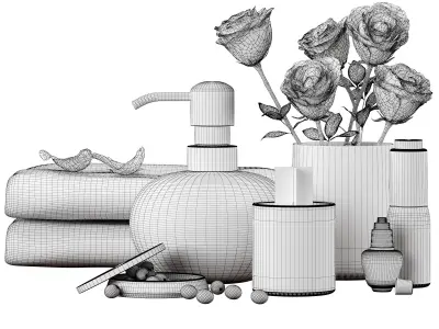 bathroom-accessories-set-3 3D model