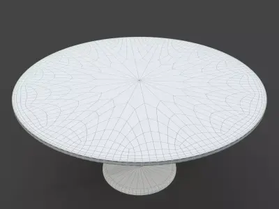 Round Dining Table 3D model