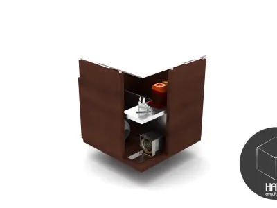 Cubic Table hk Free 3D model