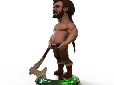 Piece Chess - The King 3D print model