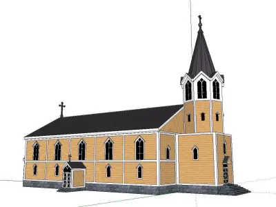 Architecture-Religion-God-Culture-Temple-0139 church 3D model