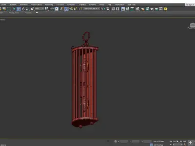 Mark D Sikes Glass No 1 Wall Sconce Low-poly 3D model