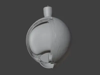 3D Model of Anatomy Inside Human Eye 3D print model