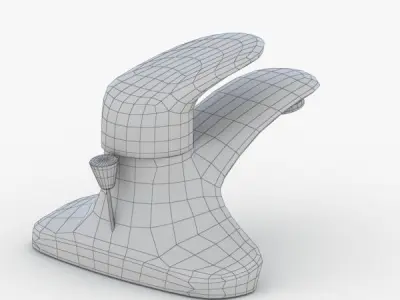 1646 - Water Tap Low-poly 3D model