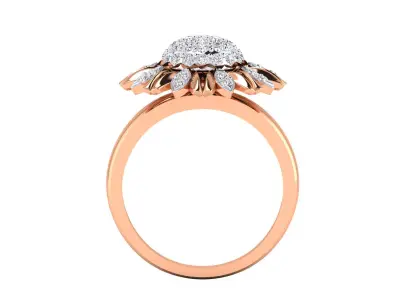 Women Ring Render 3dm STL MTL SLC JCD OBJ FBX Details 3D print model 12